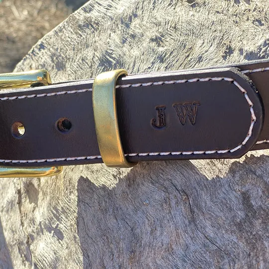 Custom made leather work Belt