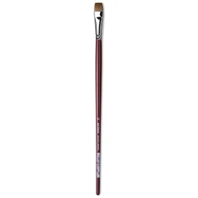 Da Vinci Kolinsky Red Oil Sable Brush Bright Long Handle Size 14