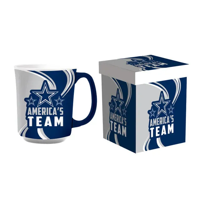 Dallas Cowboys 14oz. Ceramic Mug with Matching Gift Box