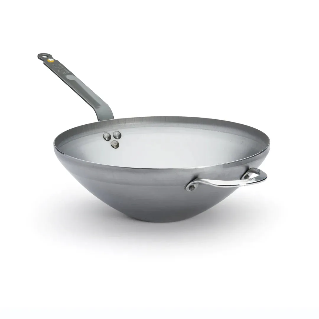 de Buyer MINERAL B Carbon Steel Wok