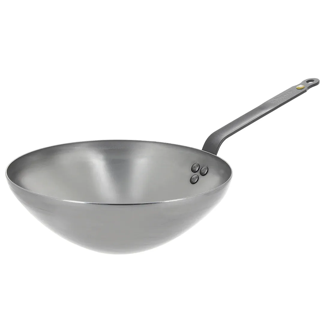 de Buyer MINERAL B Carbon Steel Wok