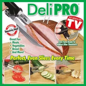 Deli Pro Knife and Fork with Slicing Guide