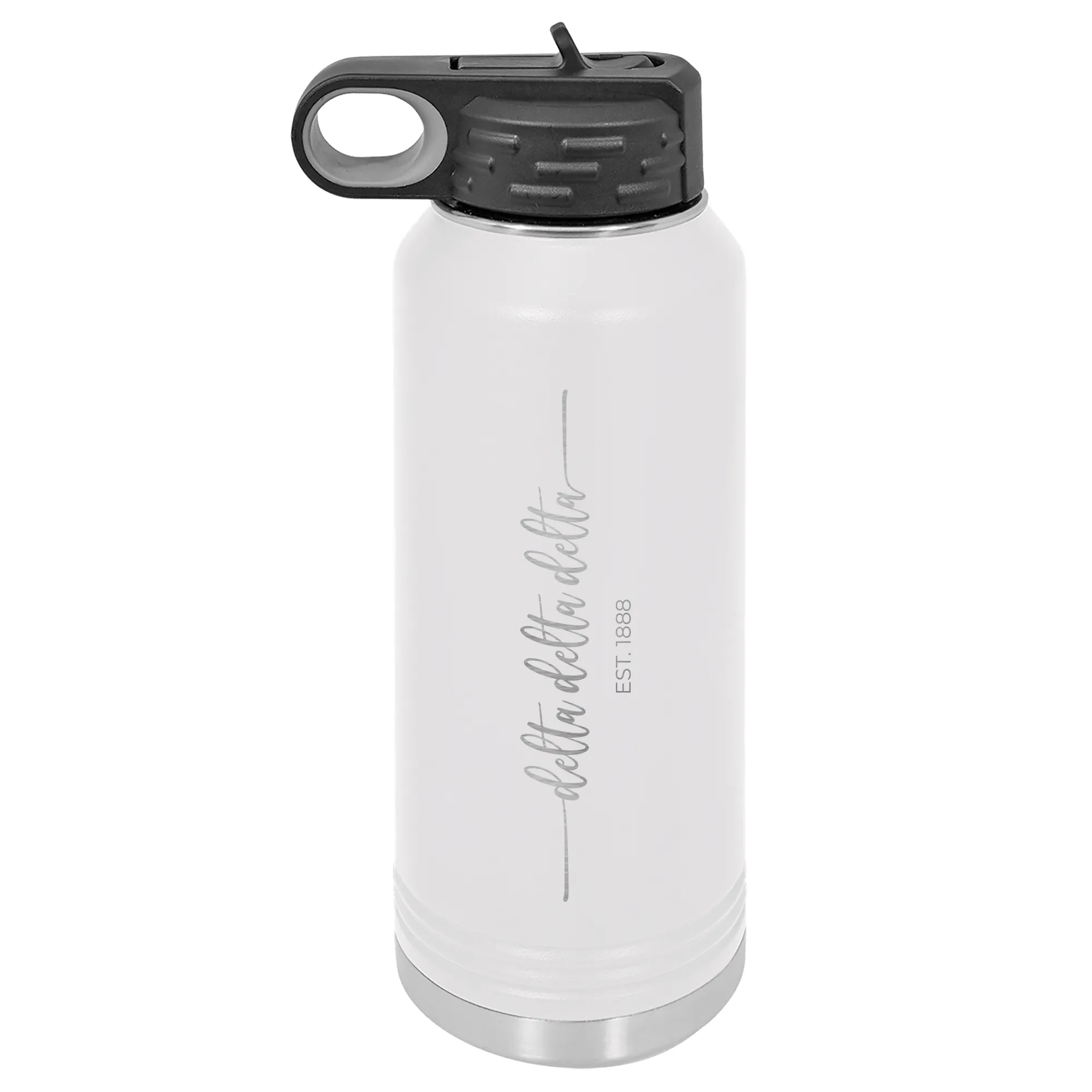 Delta Delta Delta Script 32oz Water Bottle