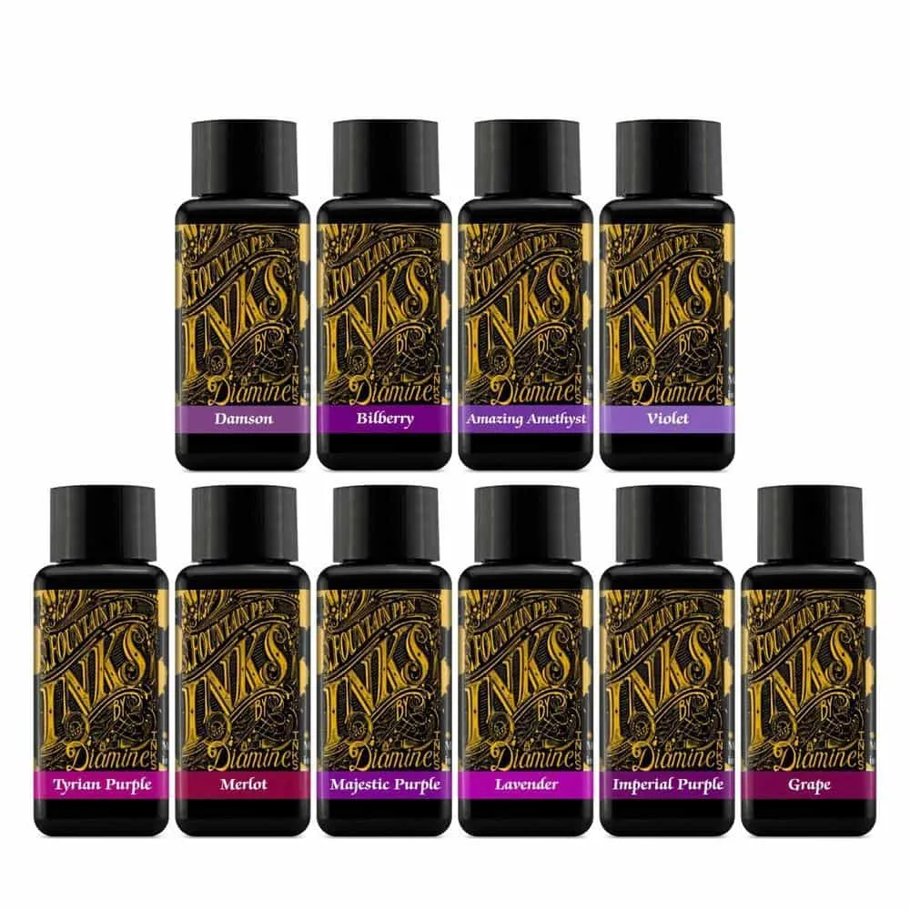 Diamine Ink Bottle (30ml / 80ml) - Purple