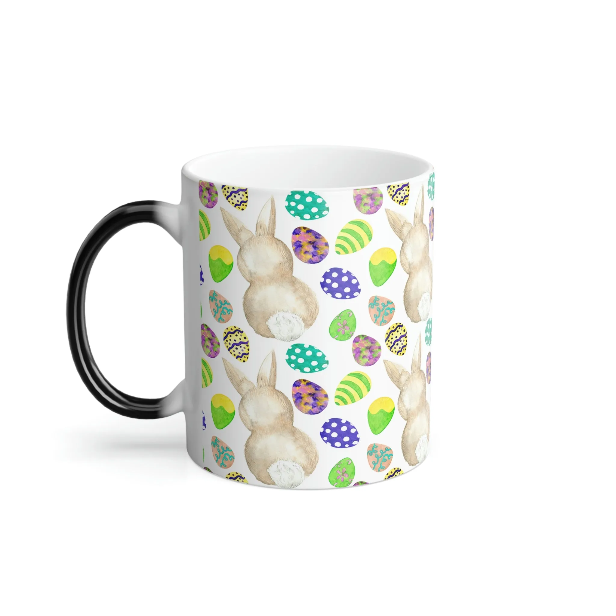 Easter bunny and eggs 11oz Color Morphing Mug