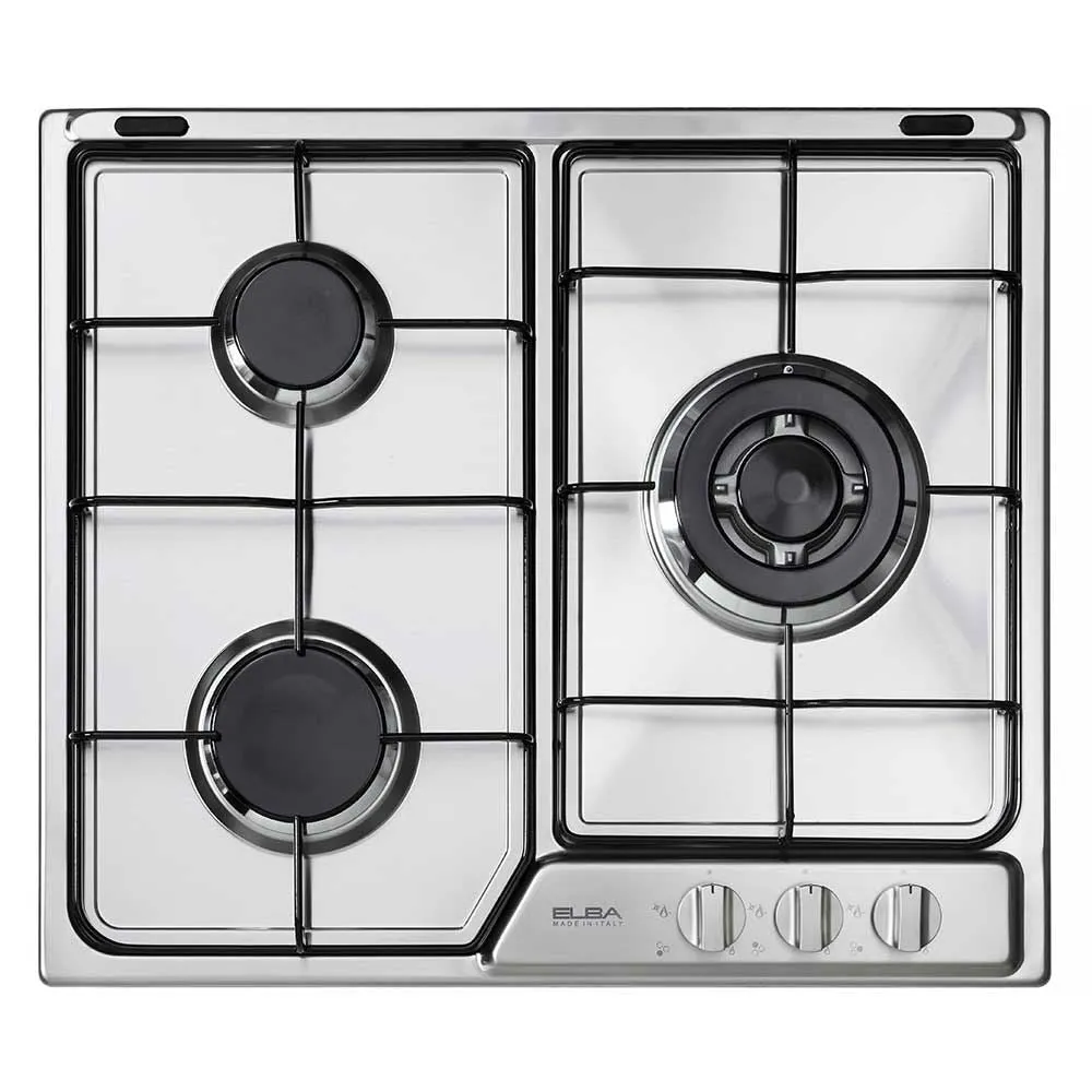 Elba EHS 635 SB 60 cm Built in Stainless Steel Gas Hob EHS635D1SB