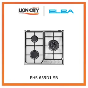 Elba EHS 635 SB 60 cm Built in Stainless Steel Gas Hob EHS635D1SB