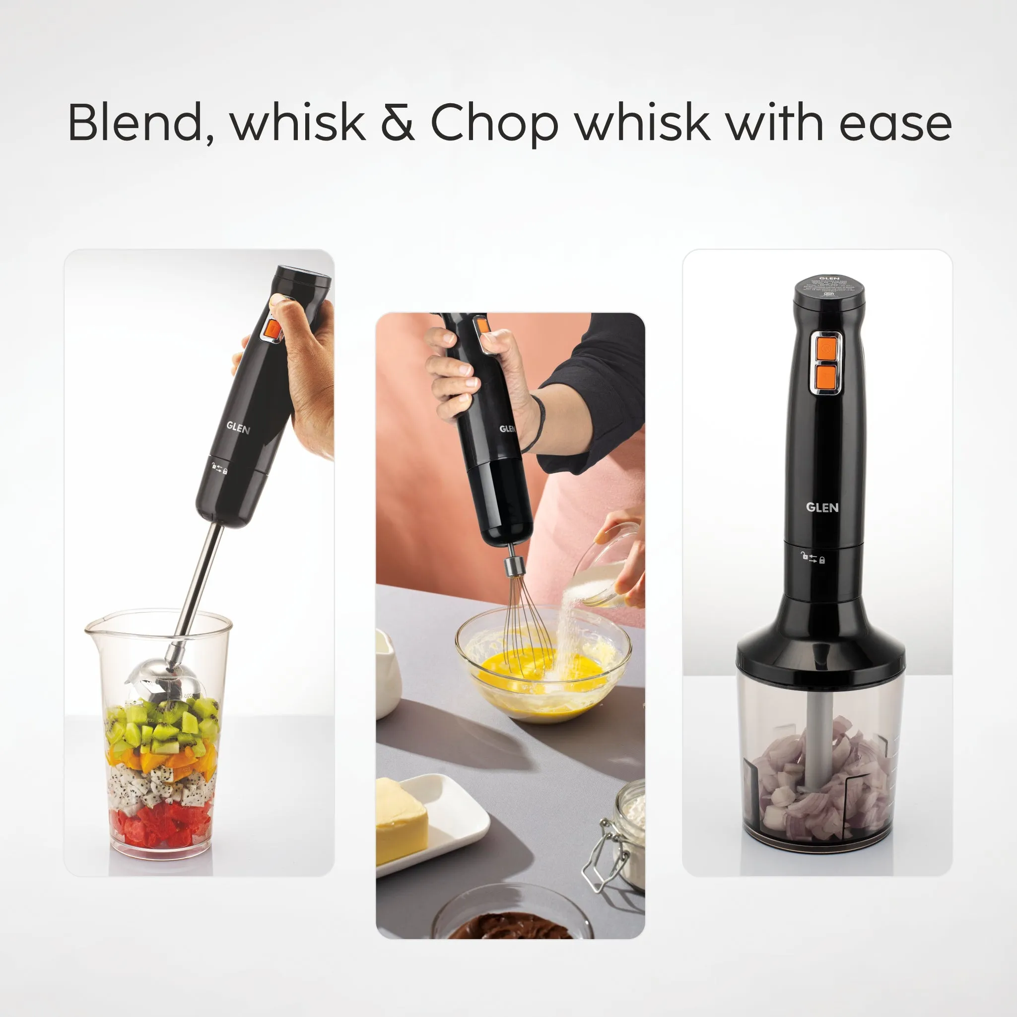 Electric Turbo Hand Blender Chopper Whisker 350W - (SA4063HBCW)