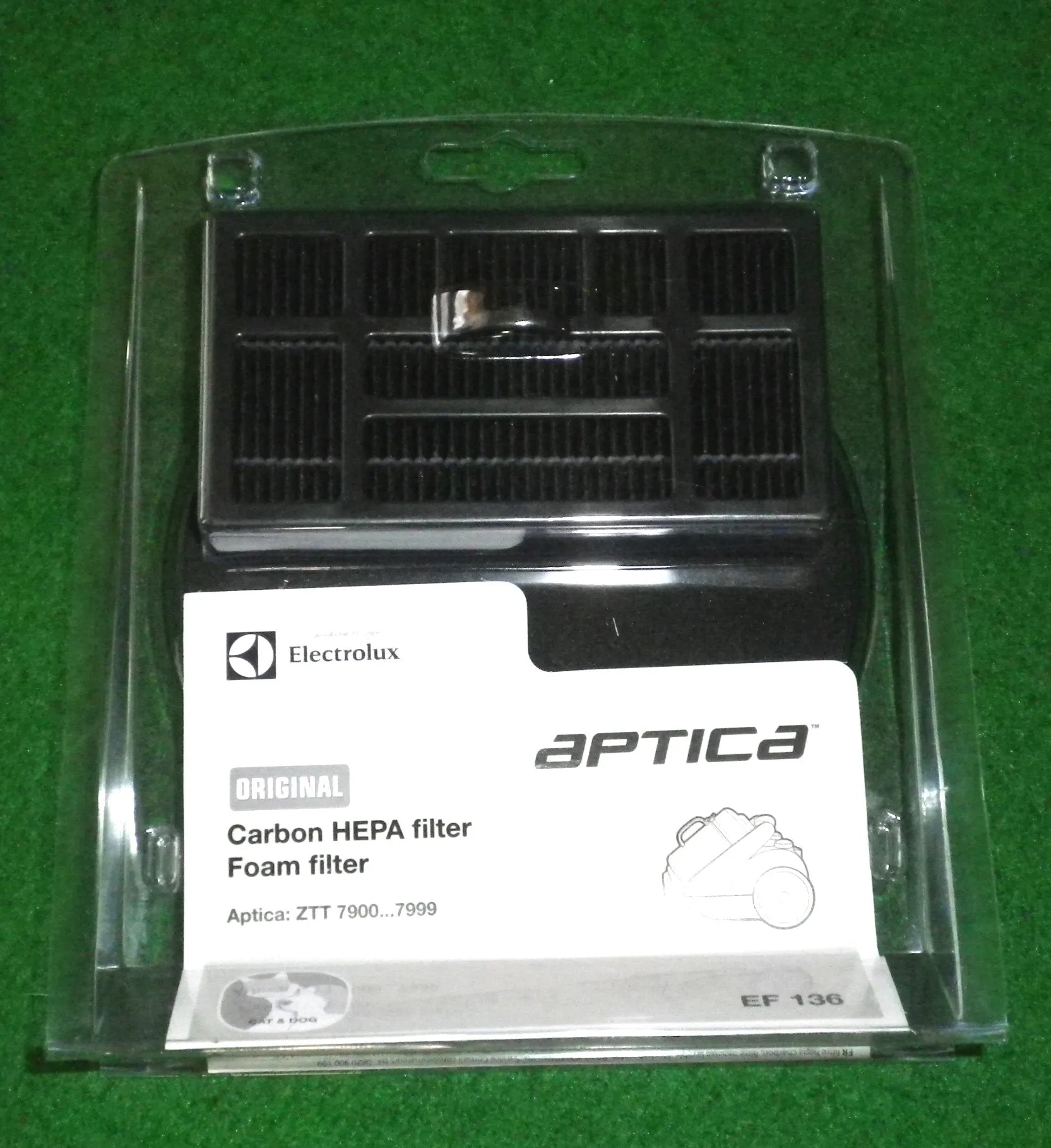 Electrolux Aptica ZTT7900 Series Hepa Exhaust & Motor Filter Set - Part # EF136