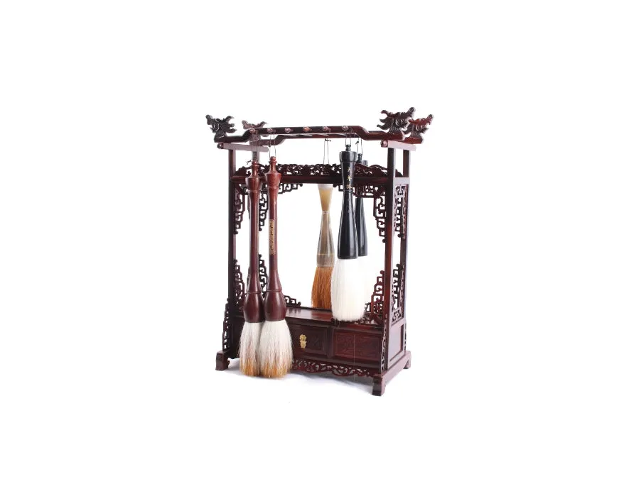 EMPEROR HUIZONG - Brush Hanger Rack and Signature Seal Drawer