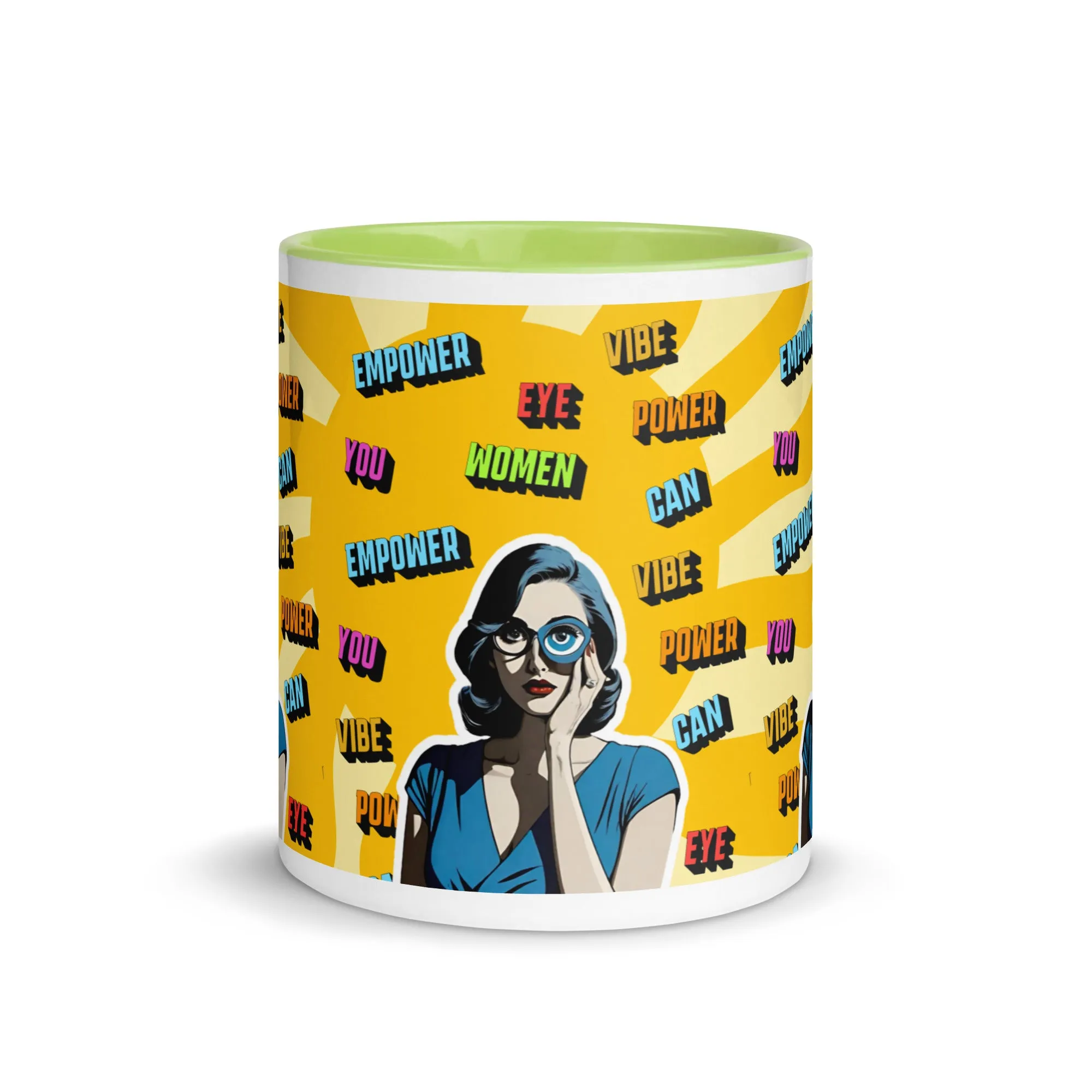 Empower Women Eye Mug with Color Inside