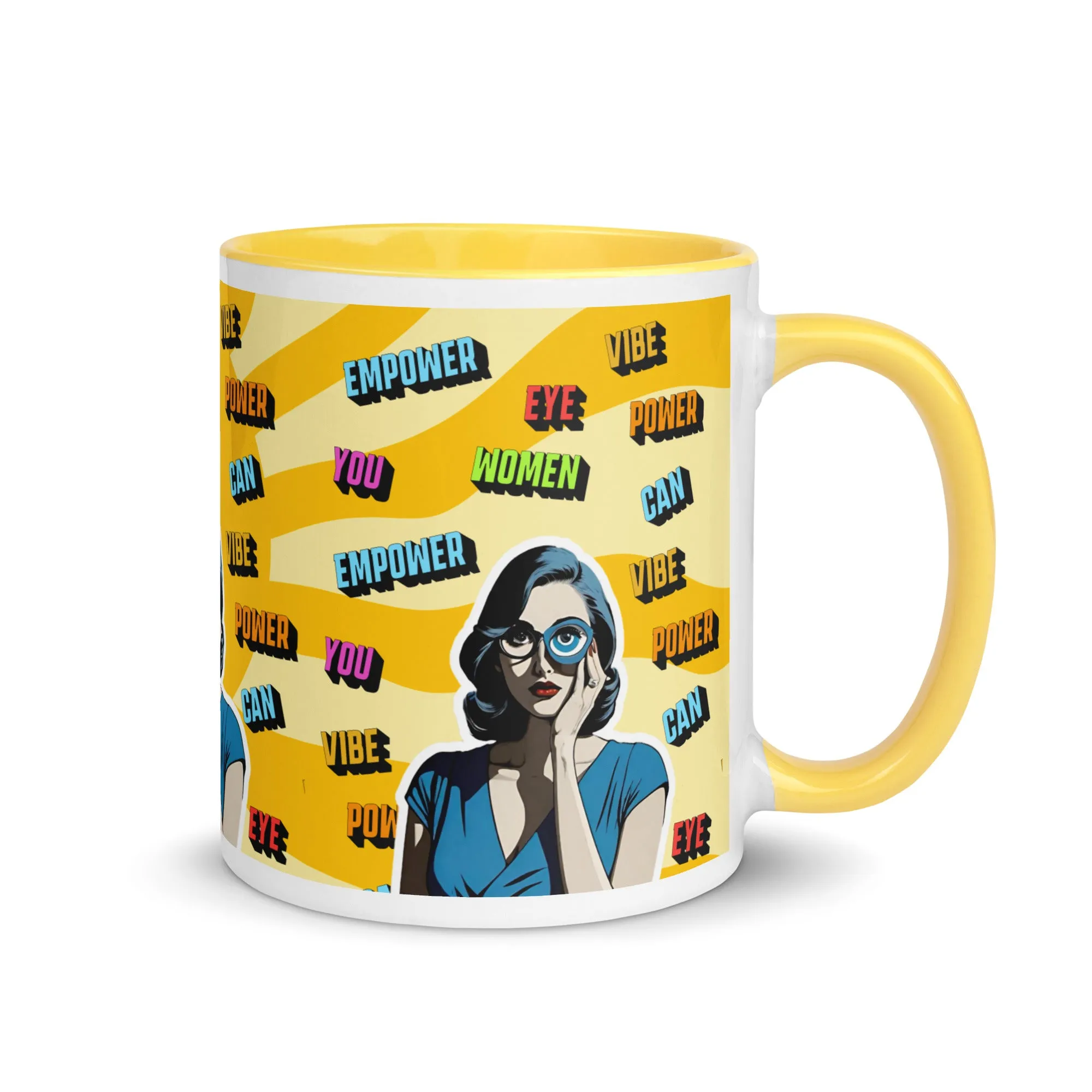 Empower Women Eye Mug with Color Inside