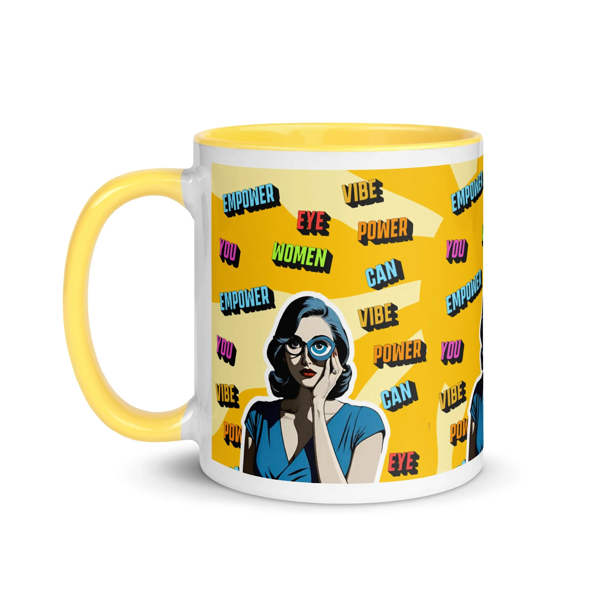 Empower Women Eye Mug with Color Inside