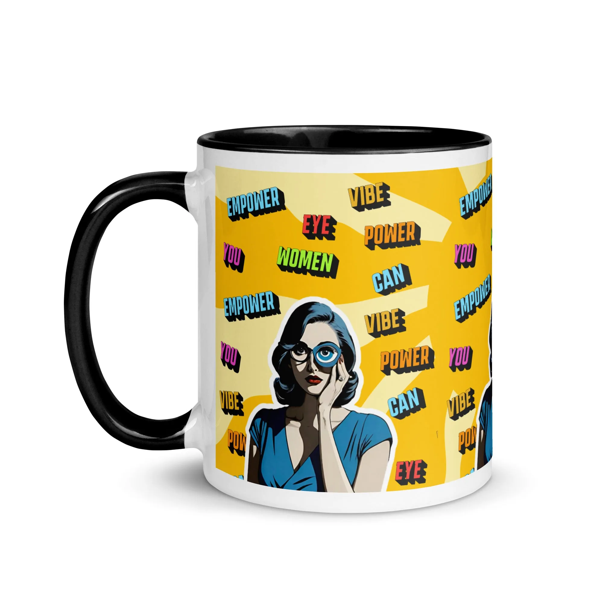 Empower Women Eye Mug with Color Inside