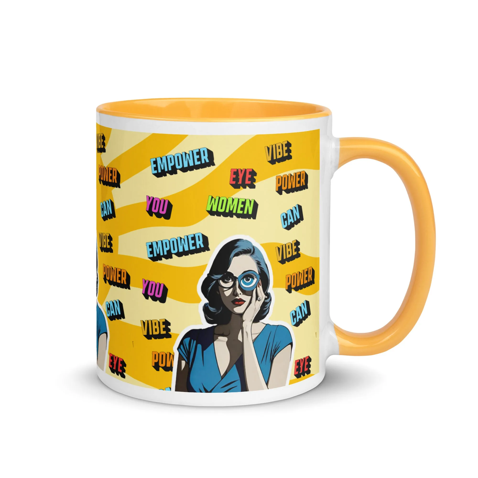 Empower Women Eye Mug with Color Inside