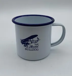 Enamel Bristol Bulldog Aeroplane Mug