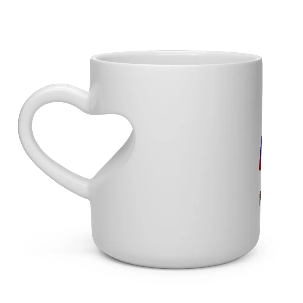 Faulkner Heart Shape Mug