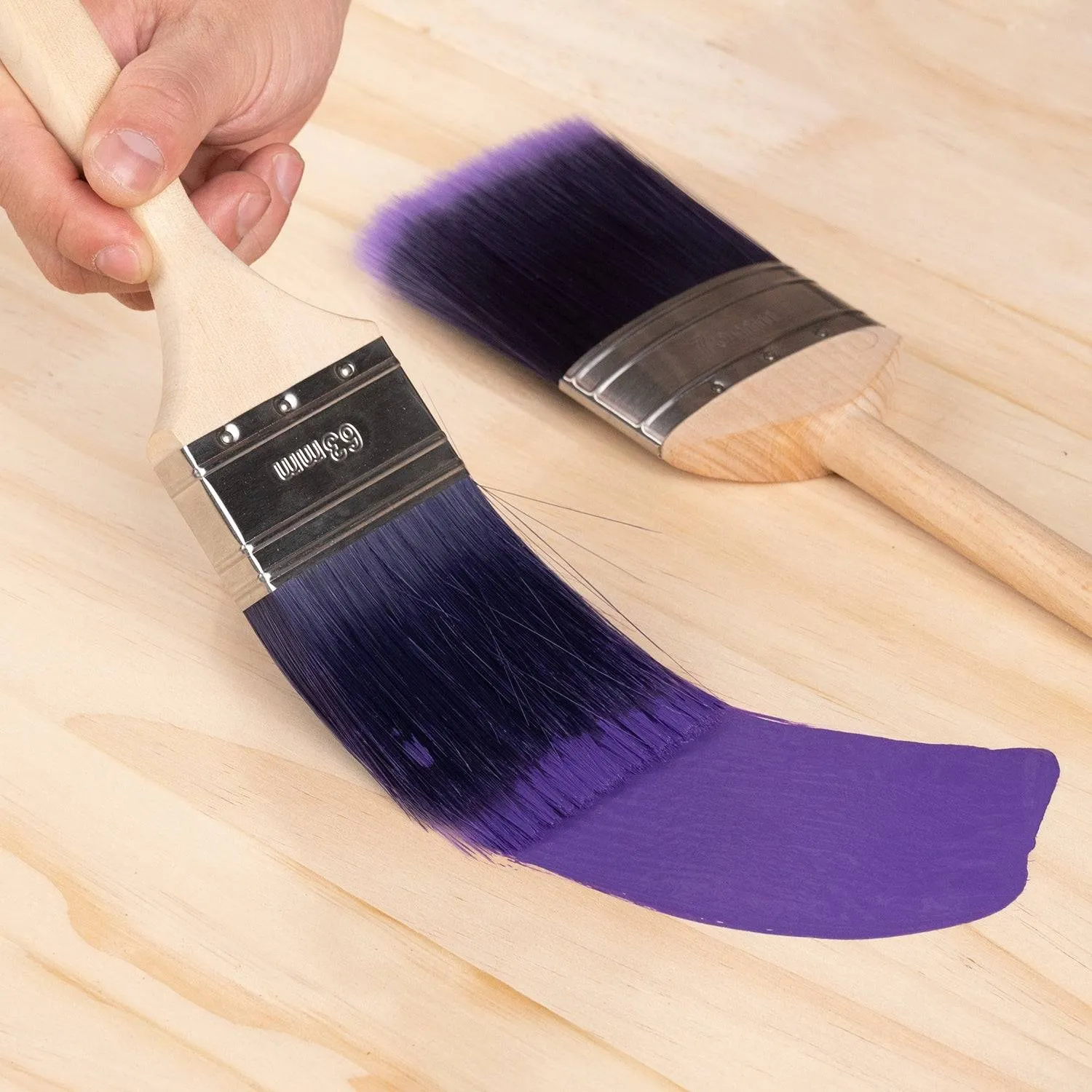 Flat Edge Paint Brush, Multiple Size, for Professional Painter and Home Owners Painting