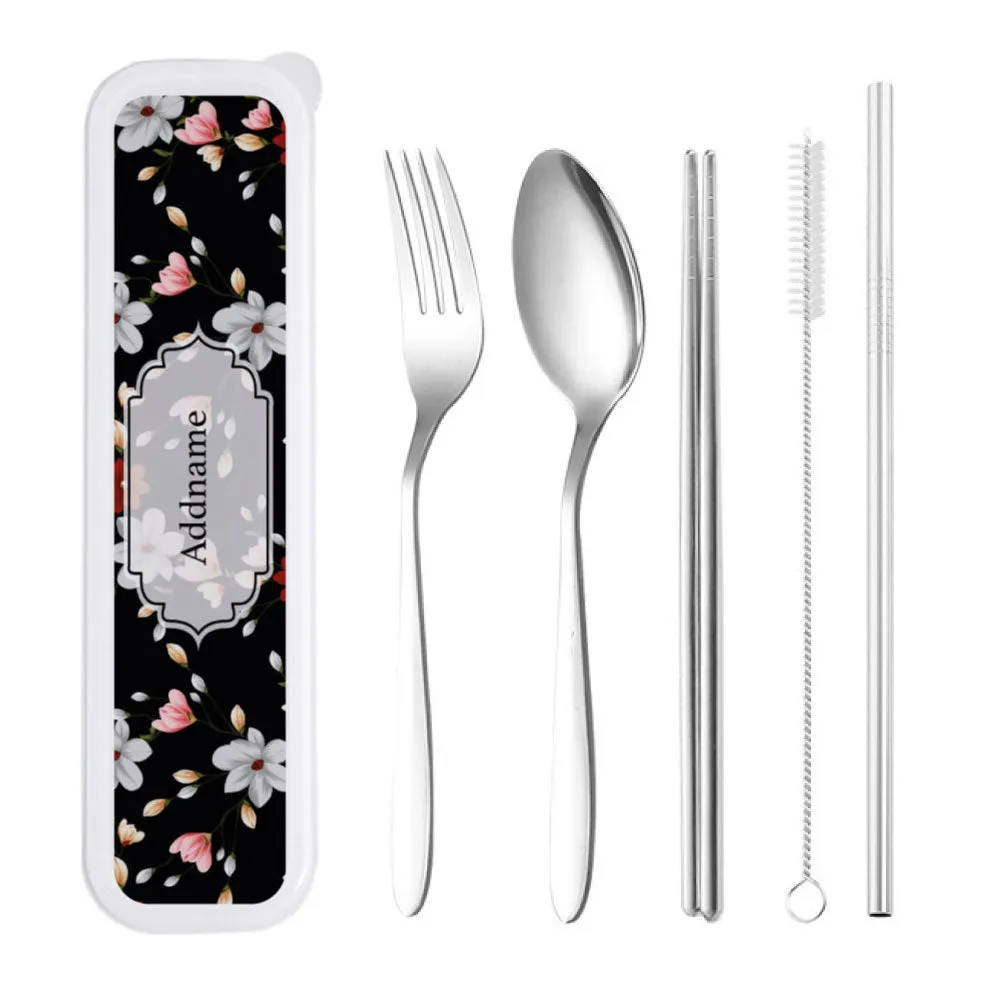 Flora Series Cutlery Set [FREE Custom Add Name]