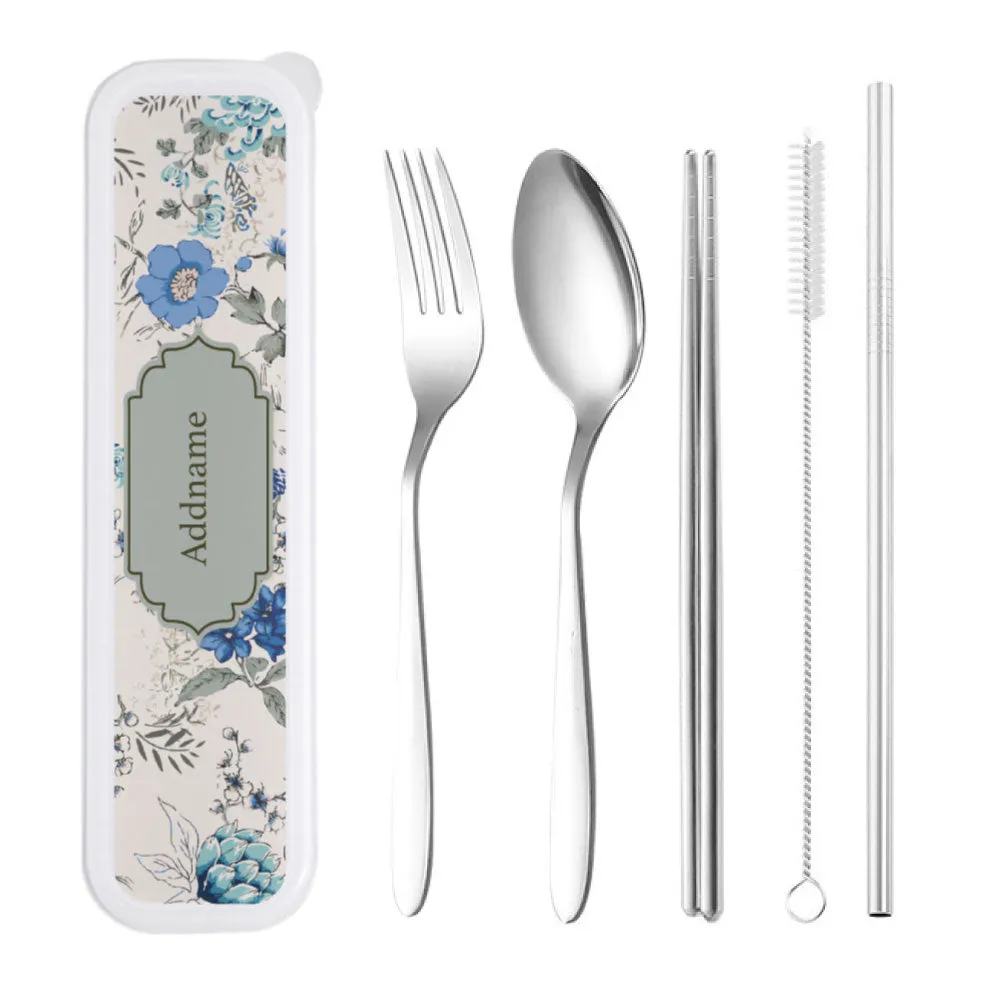 Flora Series Cutlery Set [FREE Custom Add Name]