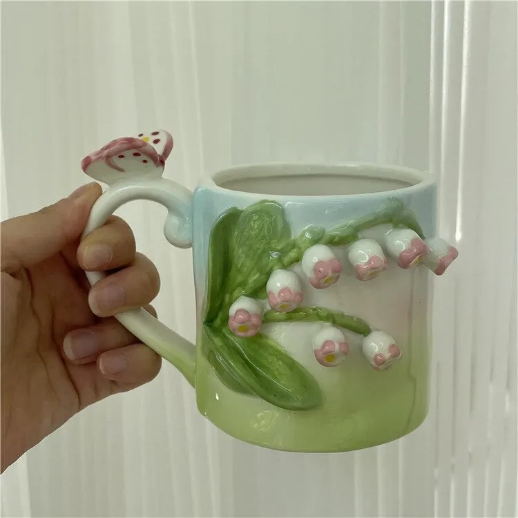 Floral Handpainted Mugs