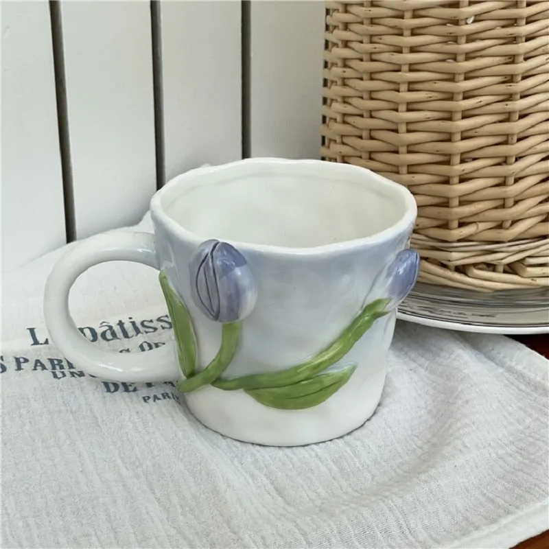 Floral Handpainted Mugs