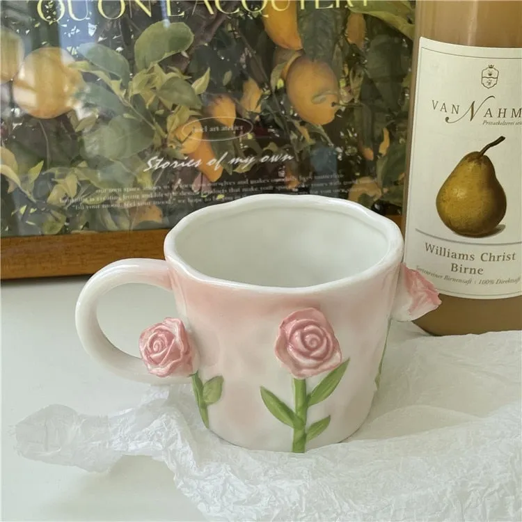 Floral Handpainted Mugs