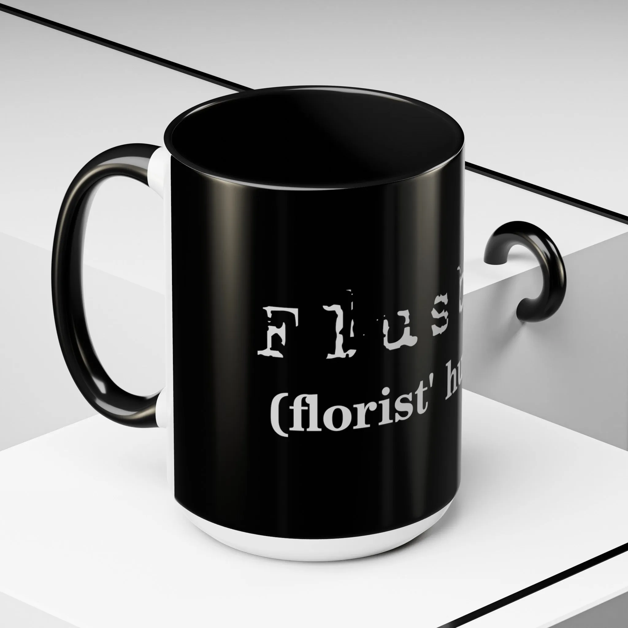 flusband (florist husband) graphic 15oz mug