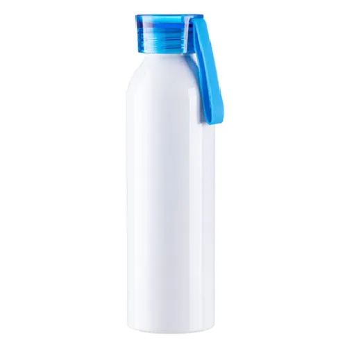 FULL CARTON - 50 x MAVERICK Aluminium Water Bottles - 650ml - BLUE