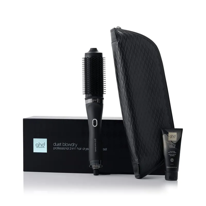 ghd Duet Blowdry Volumising Hair Dryer Brush Gift Set