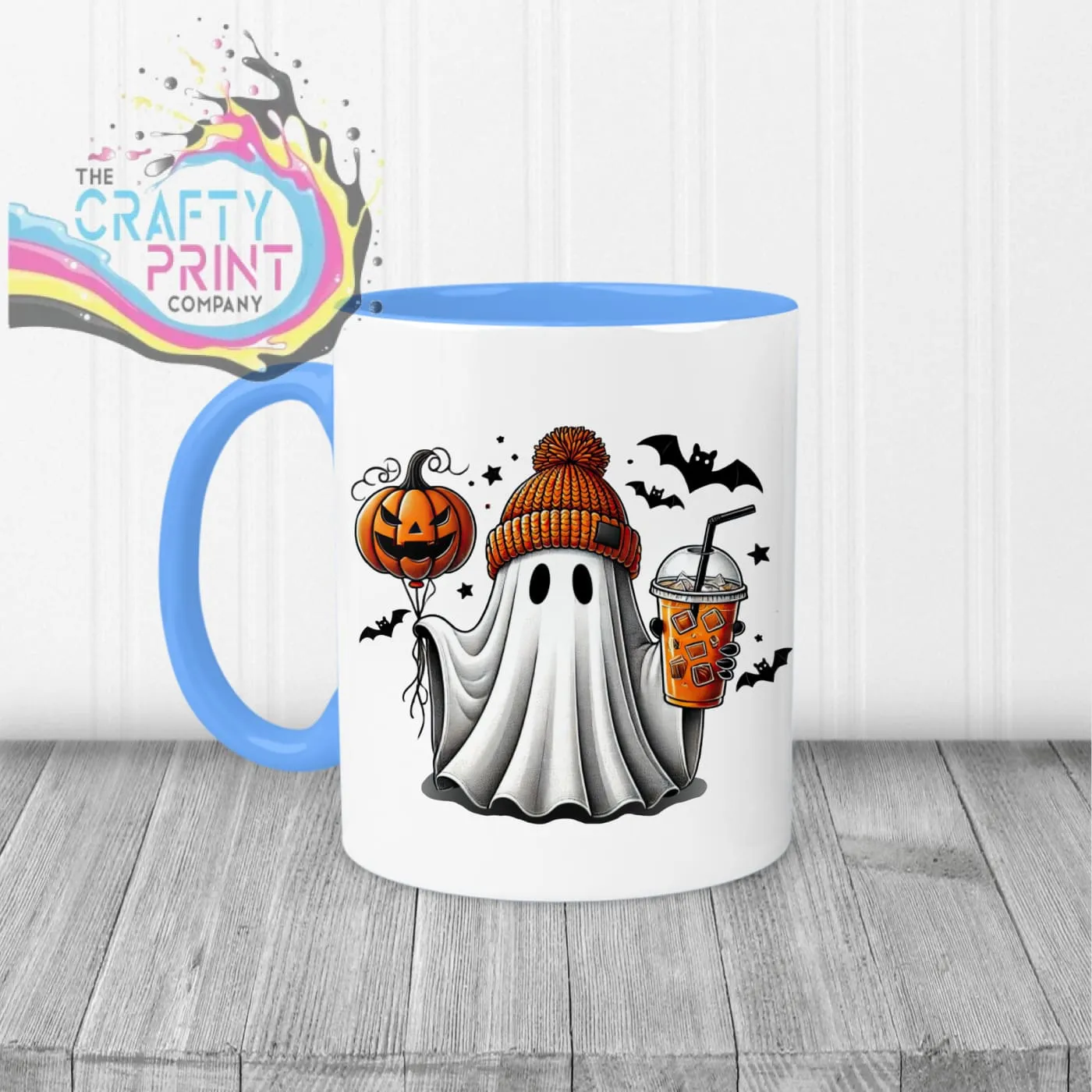 Ghost Pumpkin Halloween Mug