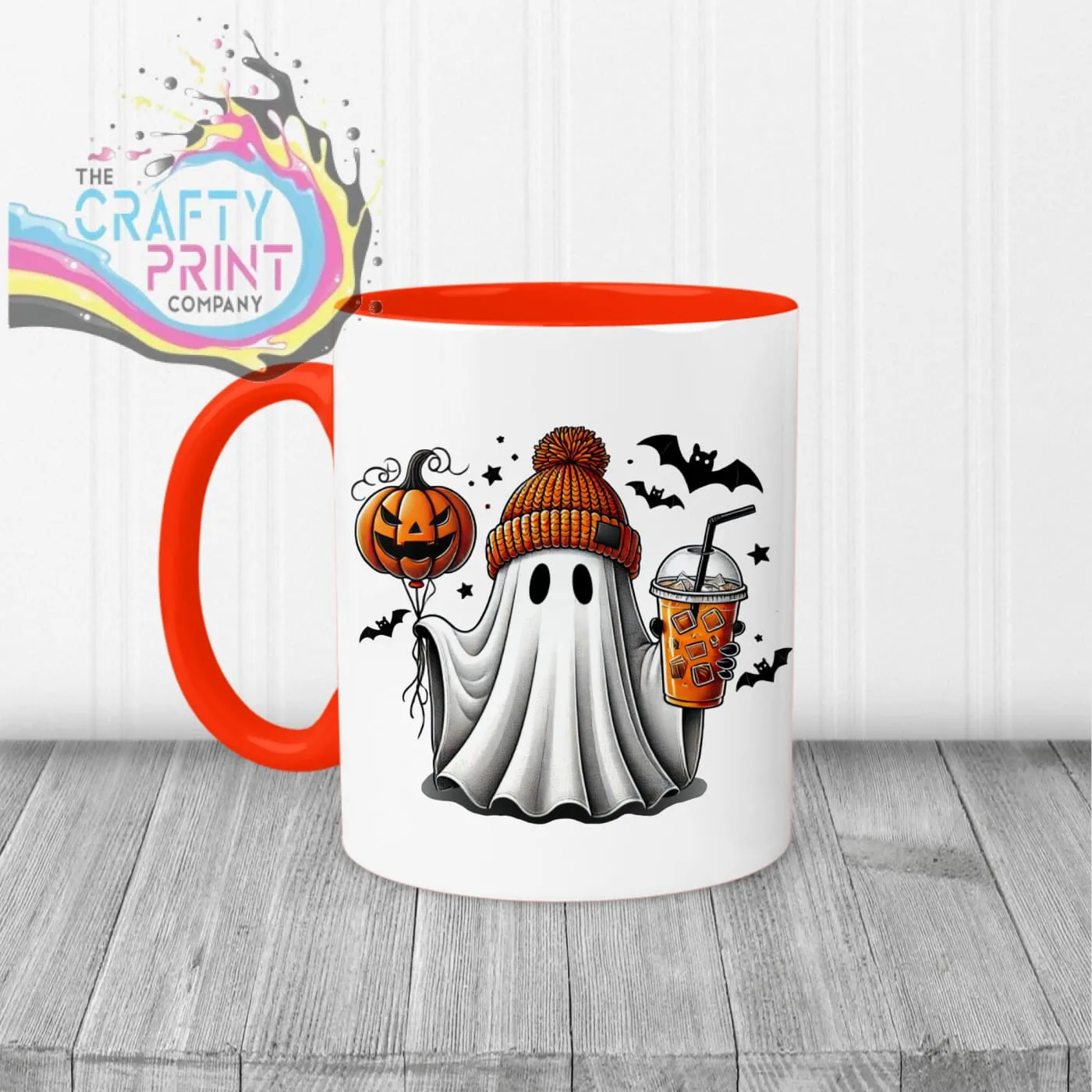 Ghost Pumpkin Halloween Mug