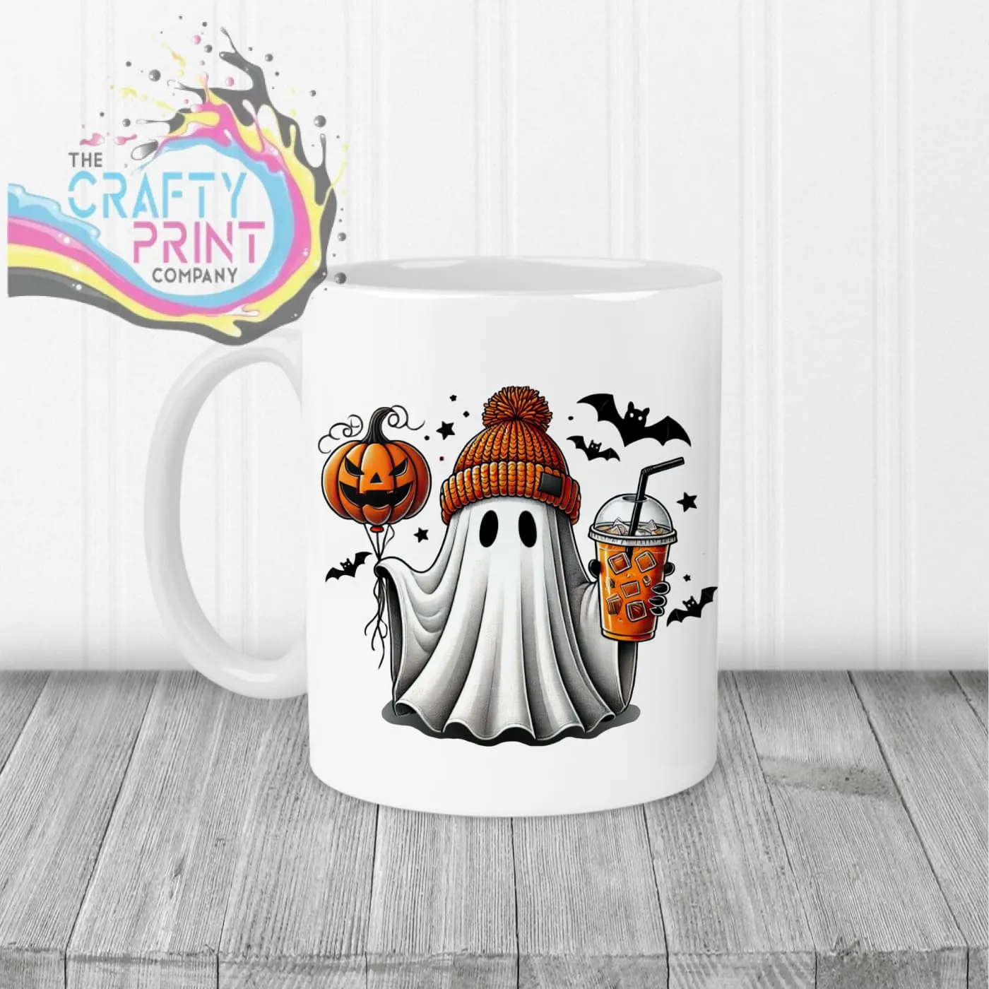 Ghost Pumpkin Halloween Mug