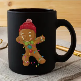 Gingerbread Christmas Tree Lights Cookie Baking Mug