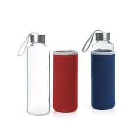 Glass Bottle with Neoprene sleeve