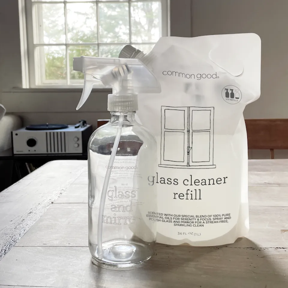 Glass Cleaner Empty Glass Bottle, 16oz by Common Good