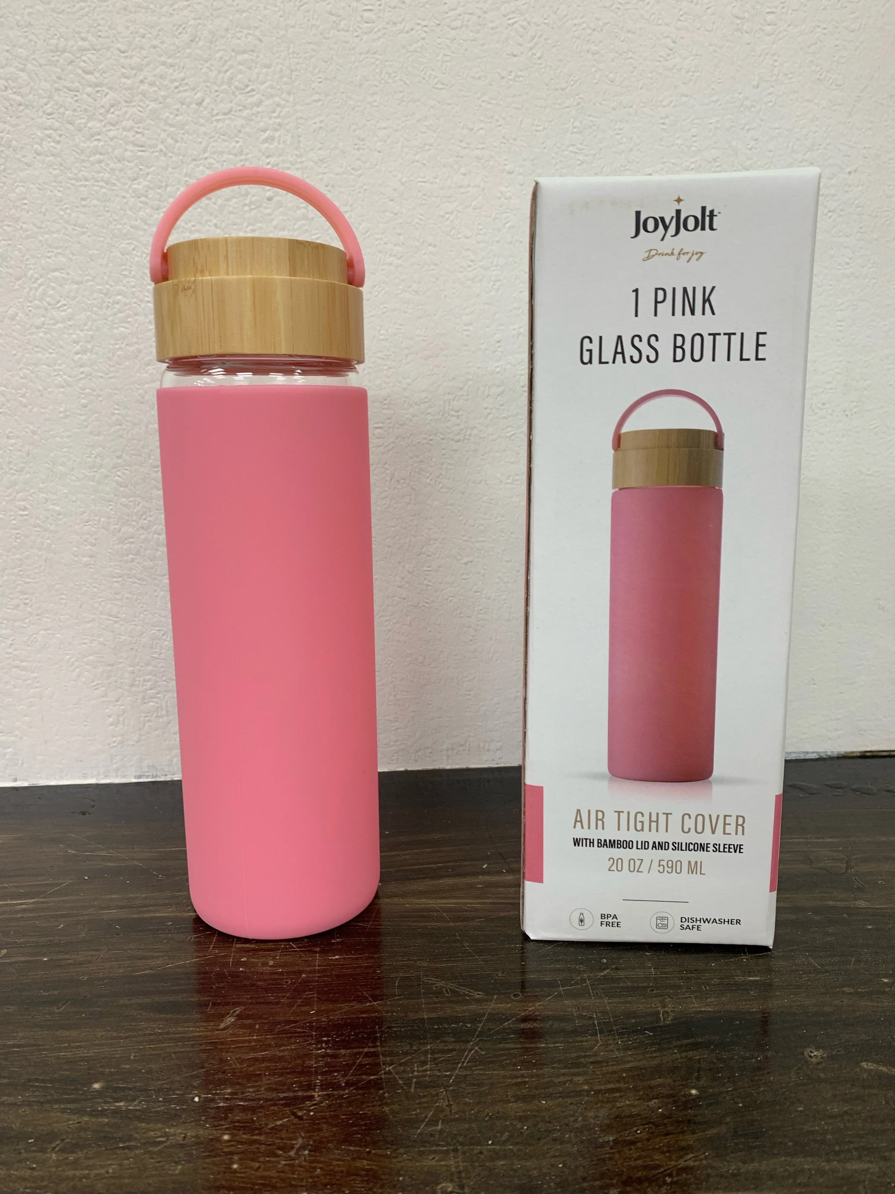 Glass Water Bottle