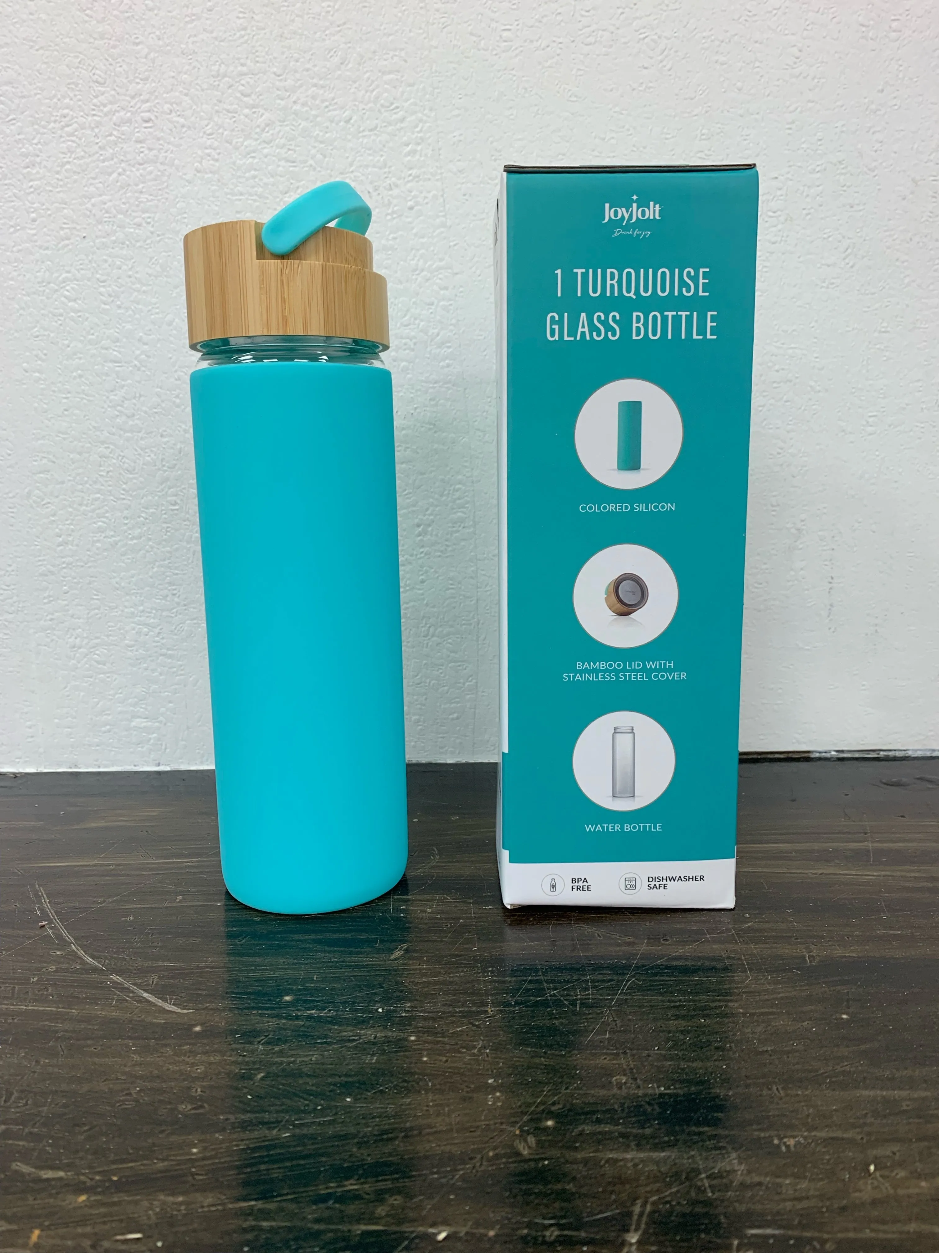 Glass Water Bottle