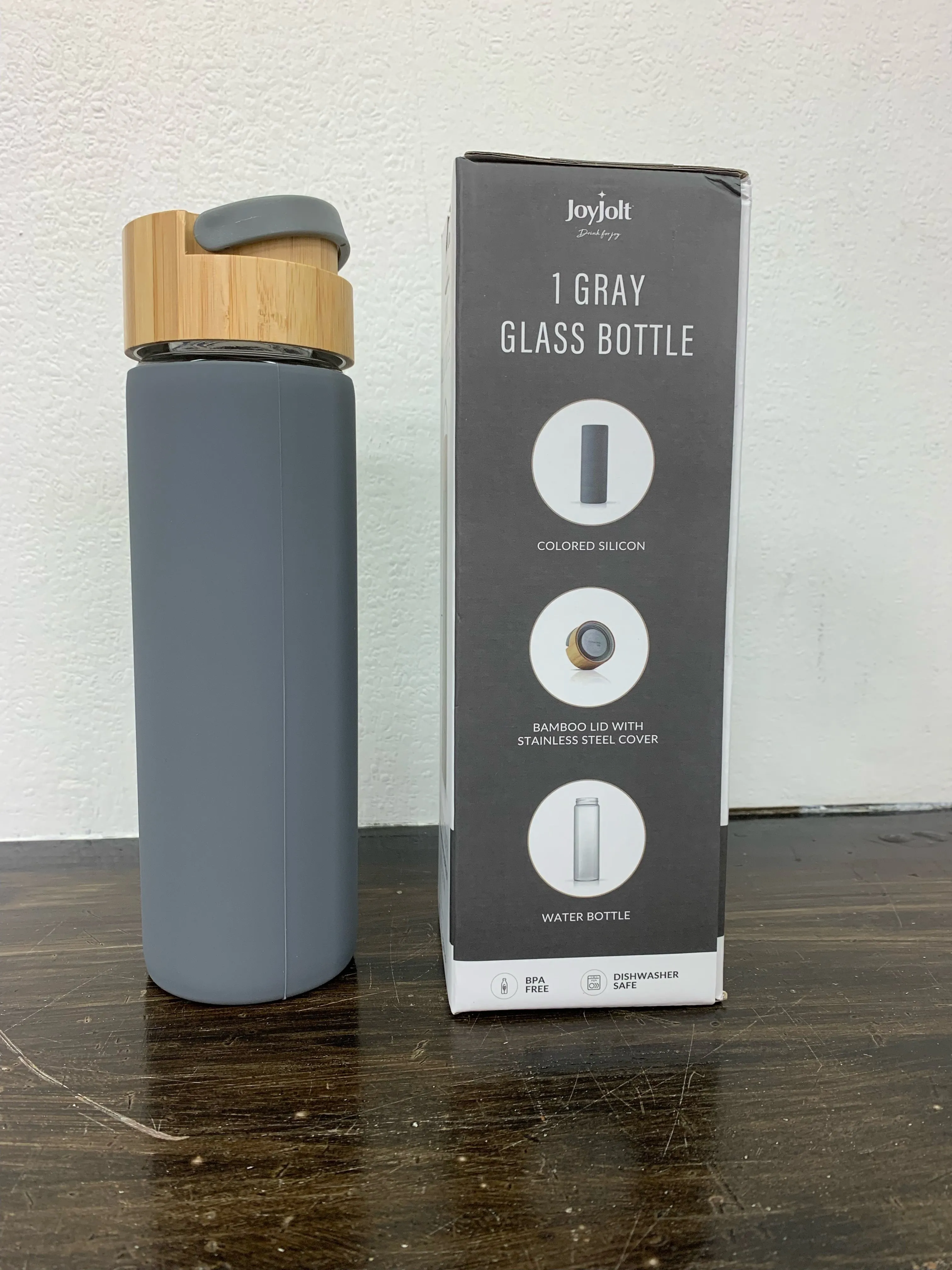 Glass Water Bottle