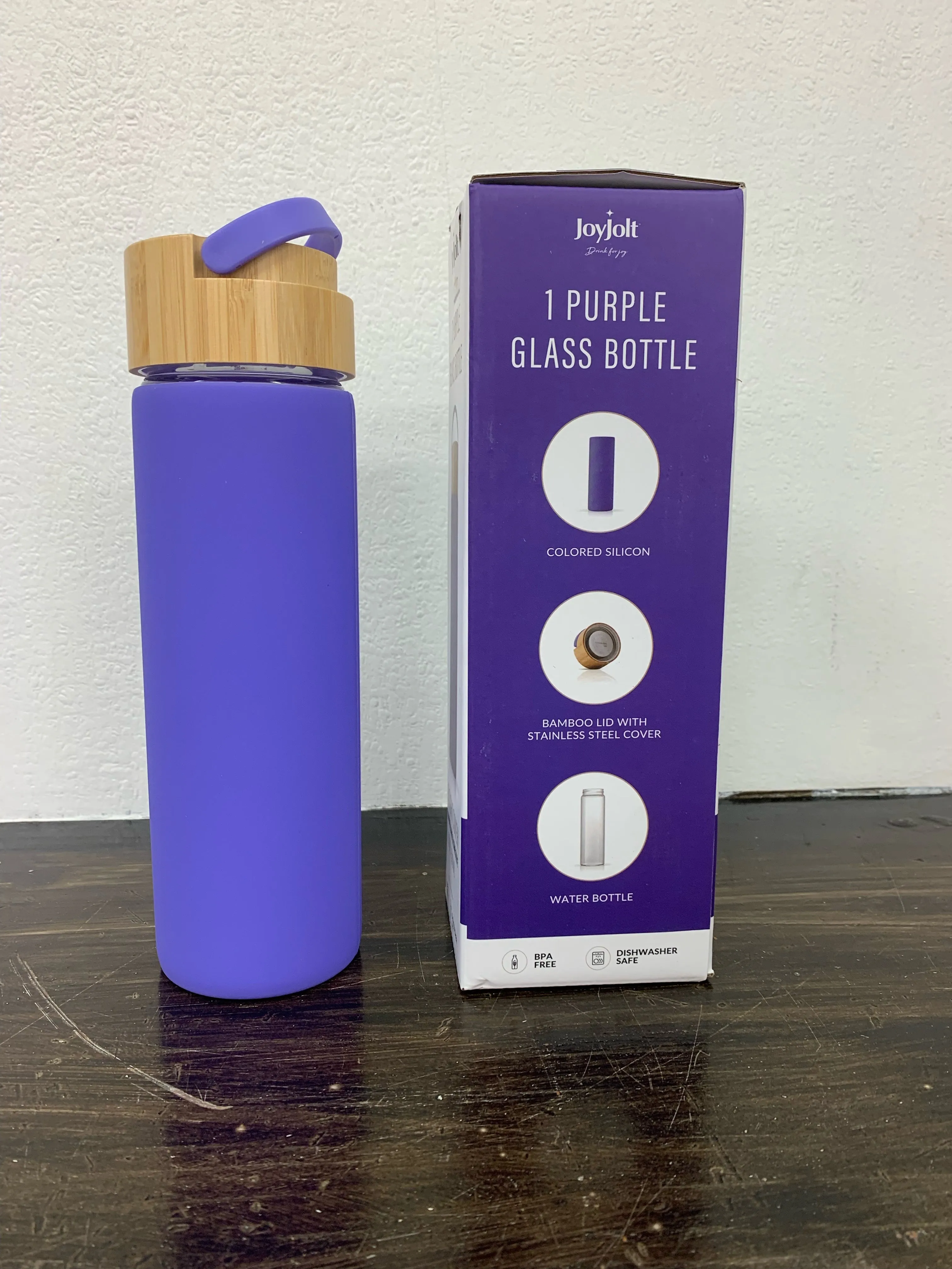 Glass Water Bottle