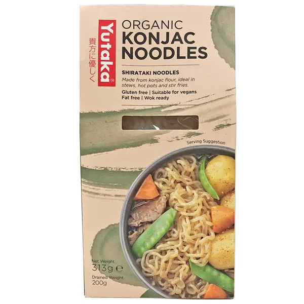 Gluten Free & Organic Konjac Noodles 200g by Yutaka