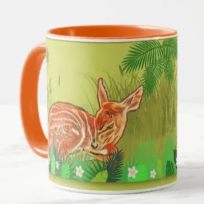 Golden Deer Coffee Mug C02