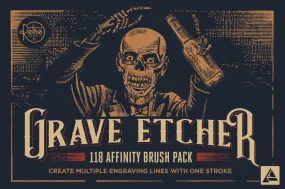 Grave Etcher | Engraving Brushes for Affinity Designer