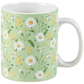 Green Daisy Mug