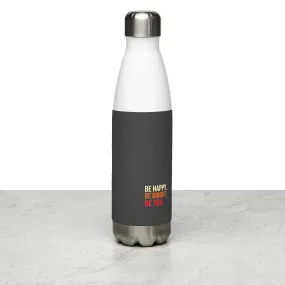 Grey Stainless Steel Water Bottle