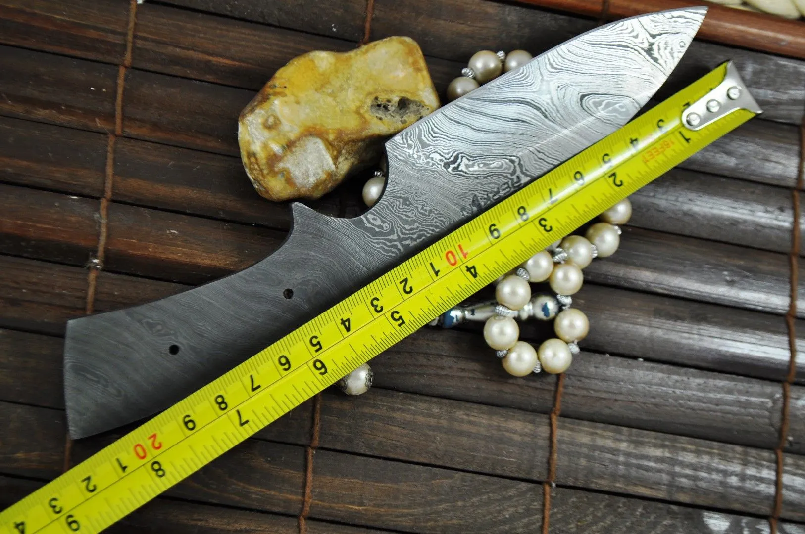 Handmade Damascus Steel Blank Blade - BL1