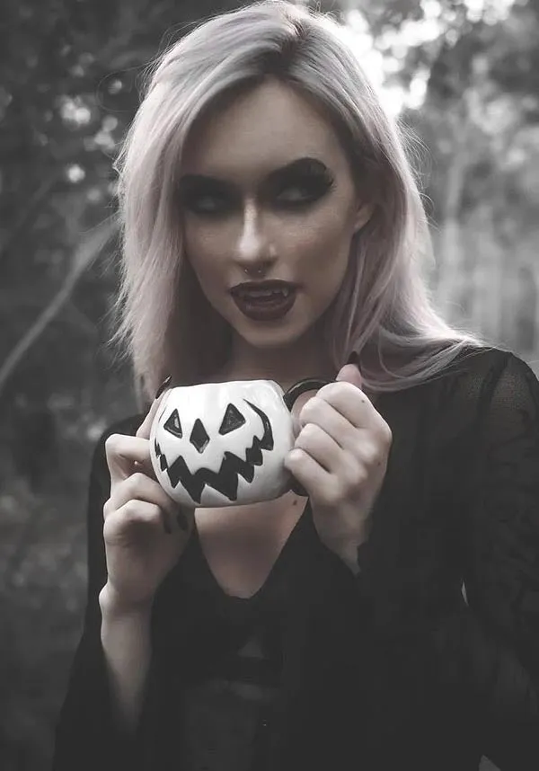 Haunted Hallows [White Pumpkin] | MUG [LIMITED]