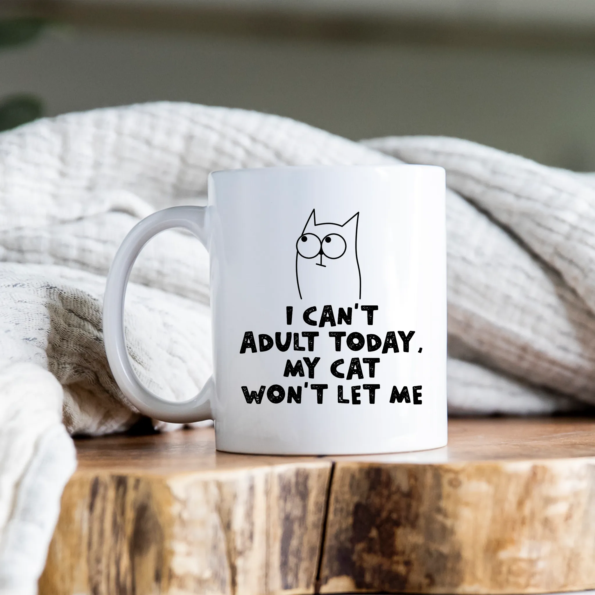 Here For The Cat Videos Mug Funny Cat Coffee Cup