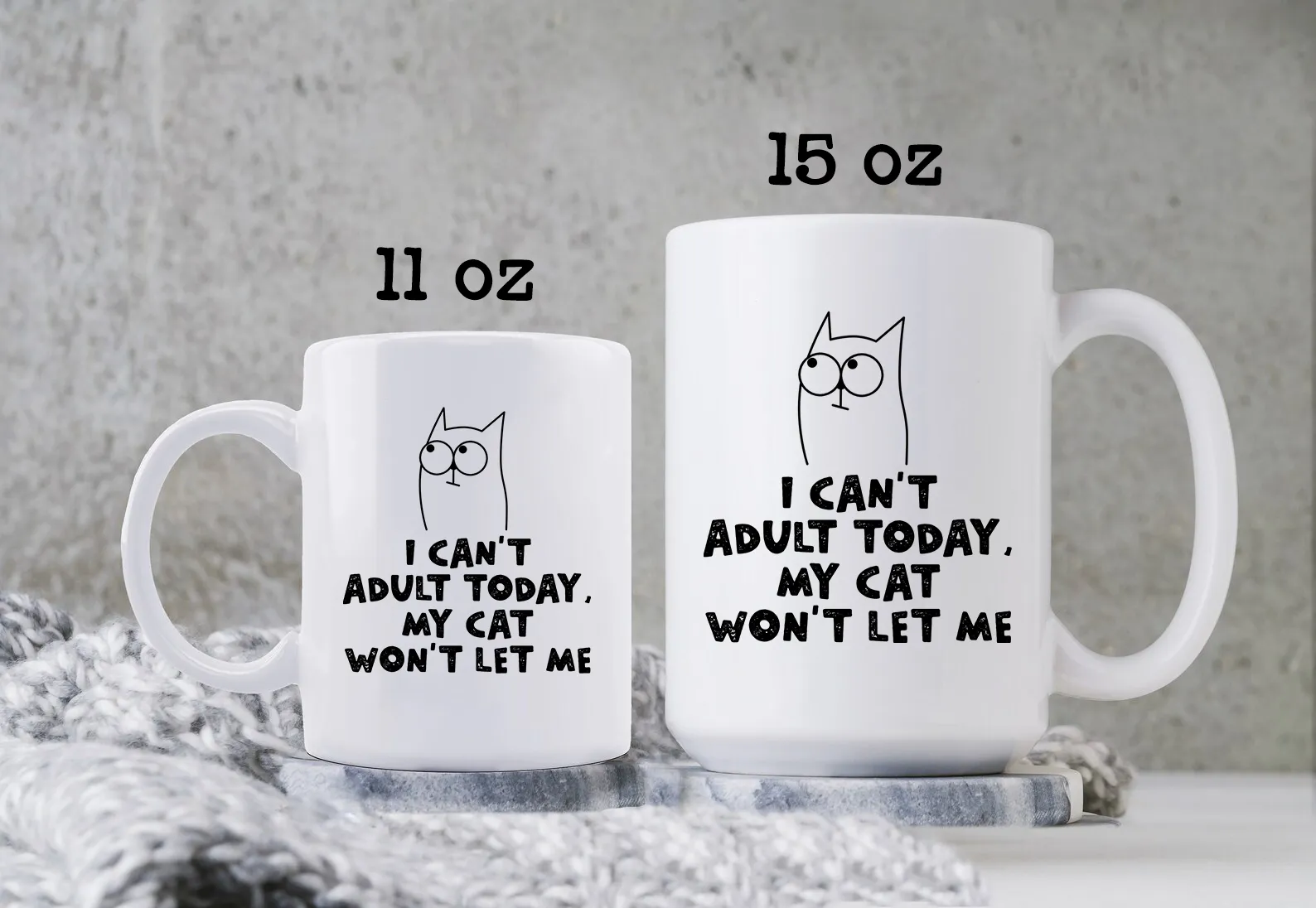 Here For The Cat Videos Mug Funny Cat Coffee Cup