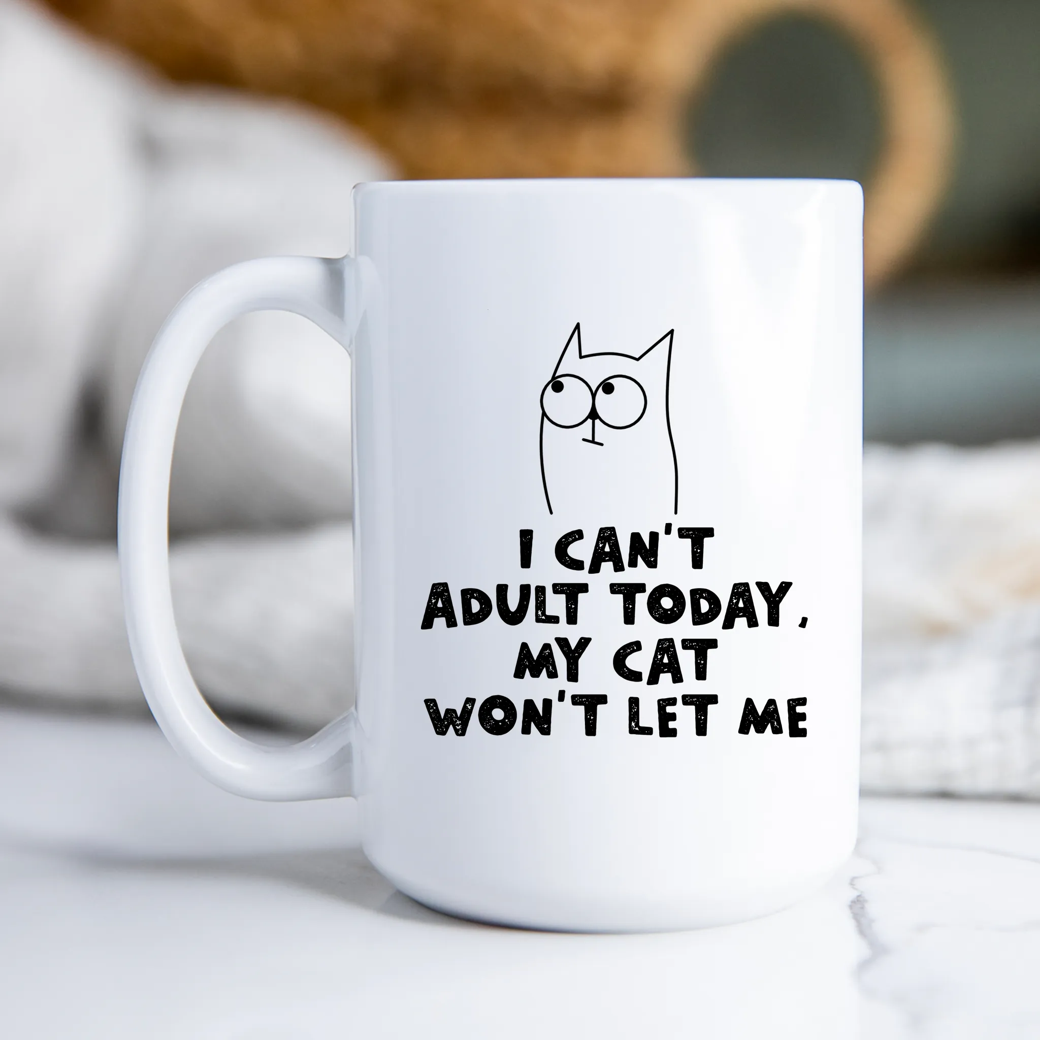 Here For The Cat Videos Mug Funny Cat Coffee Cup